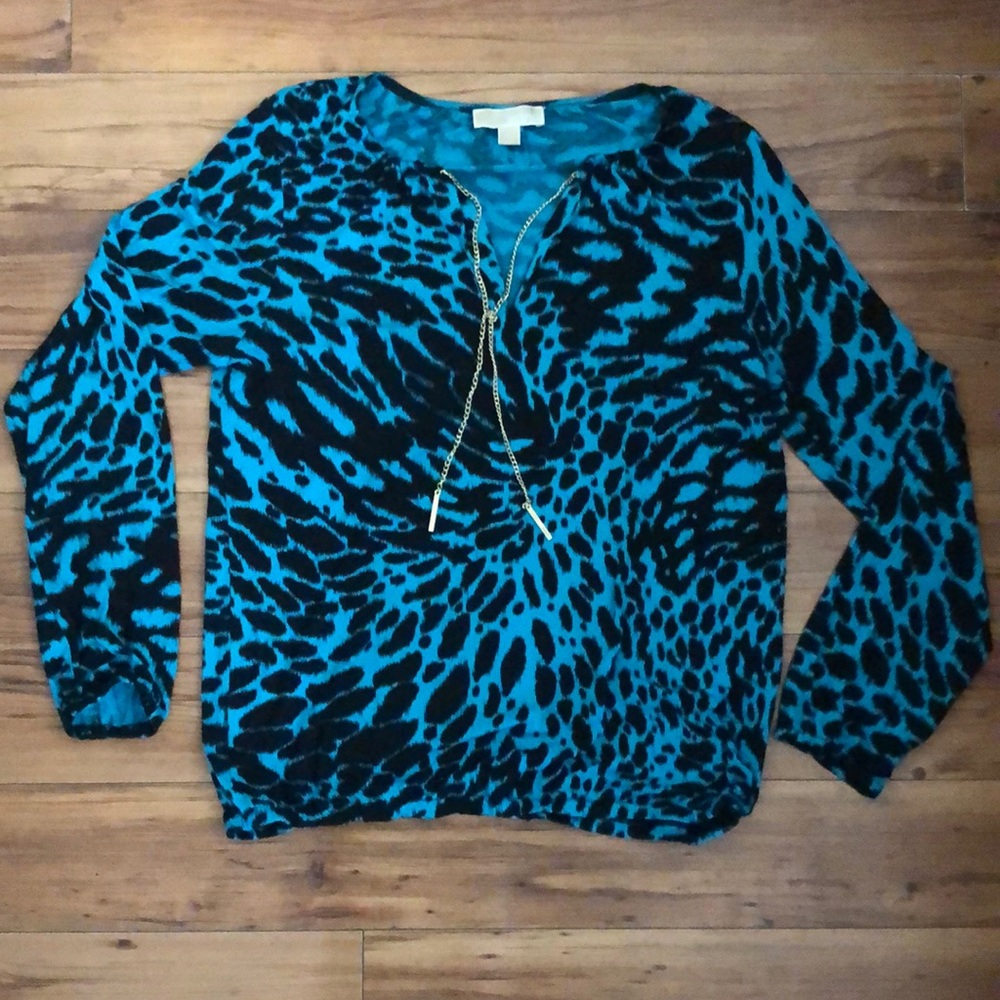 Michael Kors L animal print top